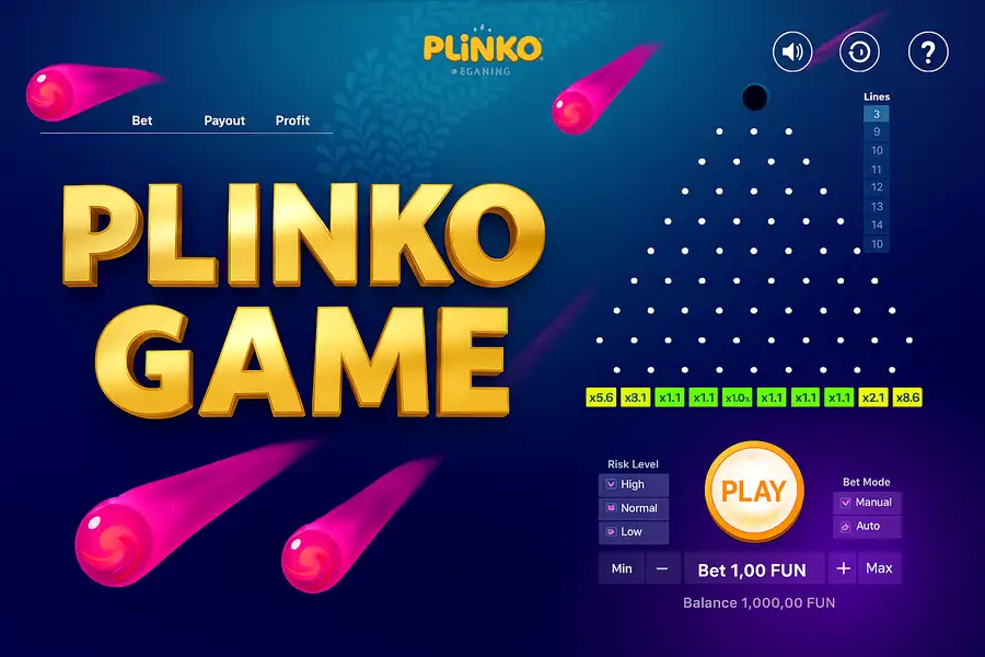 Plinko game